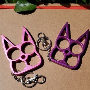 Safety Cat Keychain